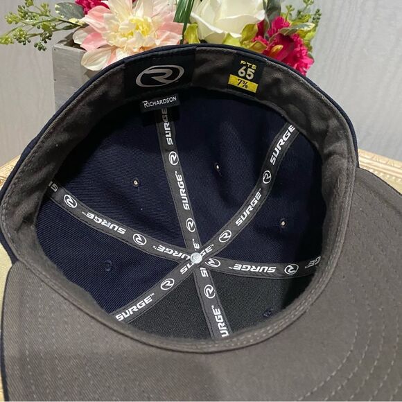 Vintage Richardson Surge Cap Grizzly Bear Sz 7 3/8 - Picture 11 of 15